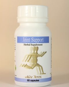 Aloe Ferox Joint support is a herbal supplement specially formulated to help support joint movement. Provides essential nutrients Glucosamine, Manganese and Copper to maintain normal cartilage function.