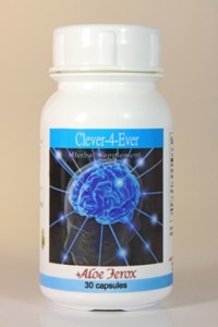 Clever-4-Ever herbal supplements have a beneficial effect on brain function with regard to hyperactivity, brain fog, ageing and Alzheimer's disease. Phosphatidylserine and vitamins are important nutrients in Clever-4-Ever that help support brain function with regard to memory, learning ability, concentration, linguistic ability and emotions.