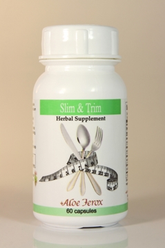 Aloe Ferox Slim & Trim is a natural, herbal supplement that helps to suppress and control your appetite. Helpful for helping to maintain blood sugar balance. Unlike many similar products, it does not contain caffeine. A natural way to manage your weight.